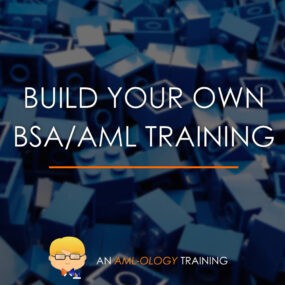 Build Your Own (BYO) In-Person BSA/AML Training – Full Day